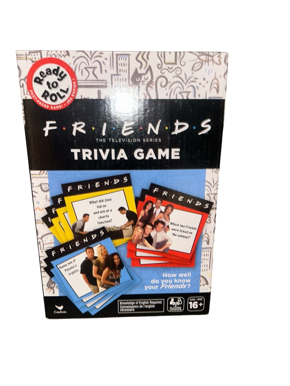 Friends Trivia Game - Black & Blue Edition